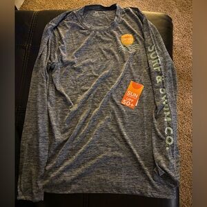 Men's Blue Long Sleeve Shirt